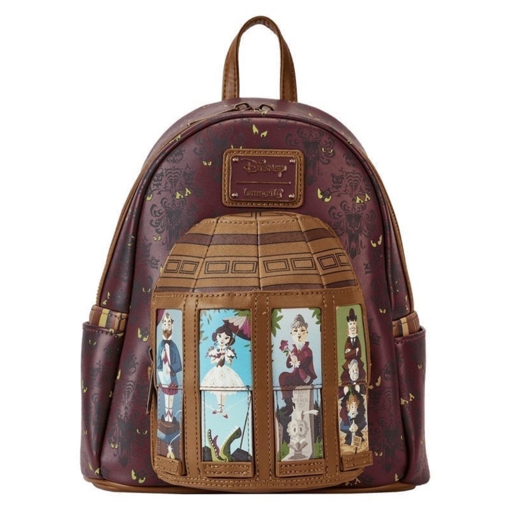 Loungefly Haunted Mansion Stretching Room Portraits Mini Backpack NWT